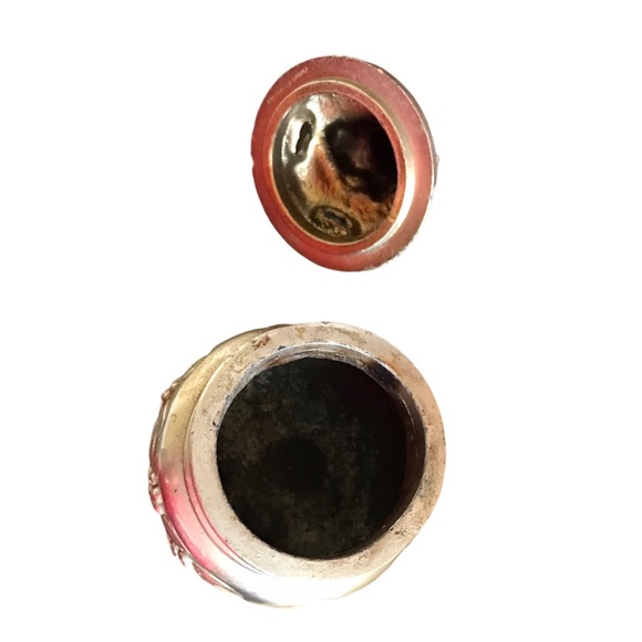 Vintage Chinese Brass Ornate Engraved Foo Dog Incense Burner Holder Altar Decor - Picture 8 of 16